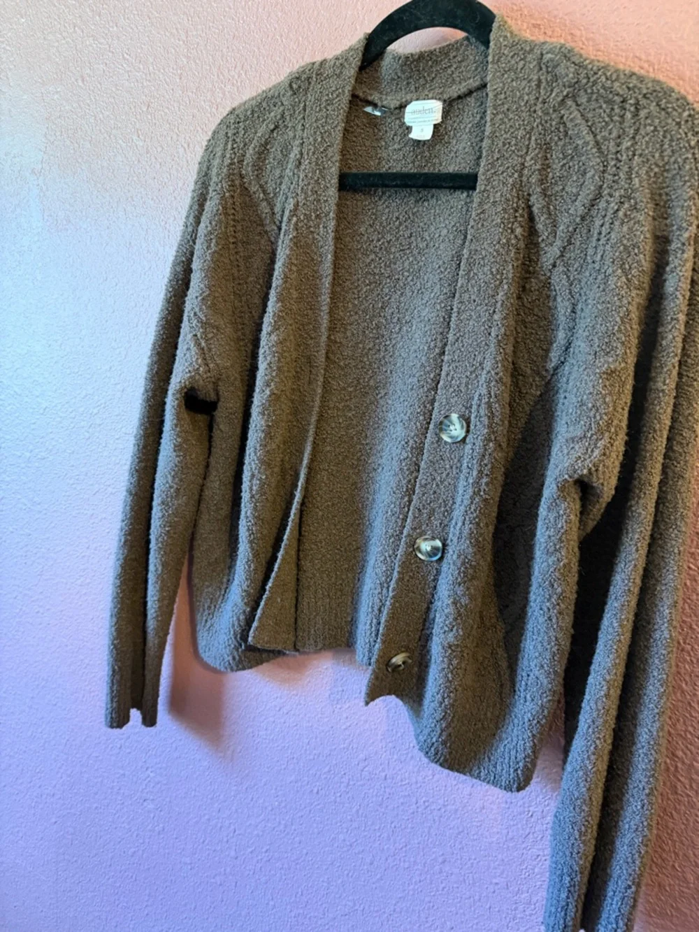 Target Brown Button-Front Women’s Cardigan Sweater
